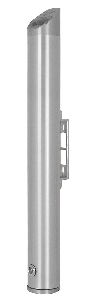 CENICERO tubular mural aluminio 3,4L